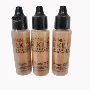 Set Of 3 Luminess Silk 4-In-1 Airbrush Foundation Shade 030 0.50 Fl Oz